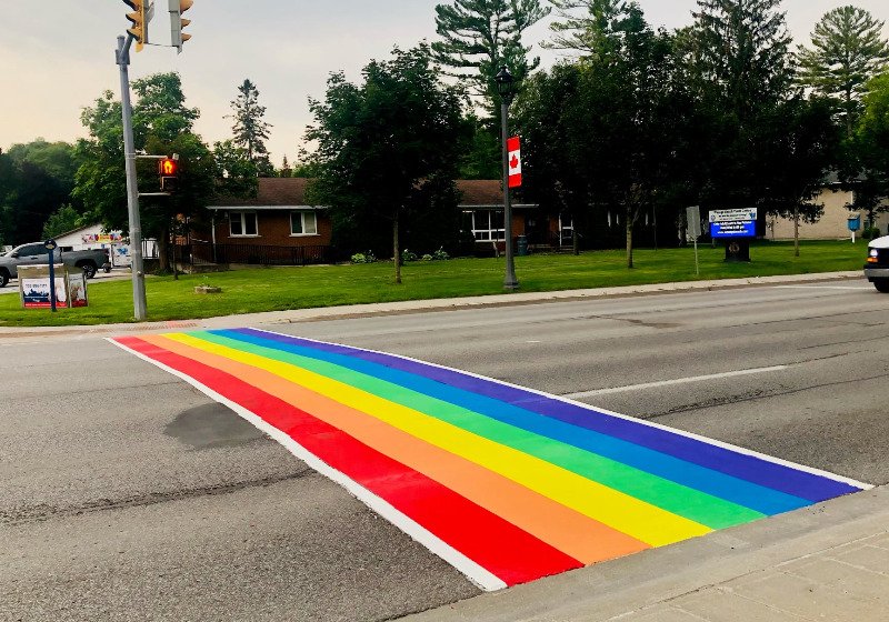 Rainbow Crosswalk